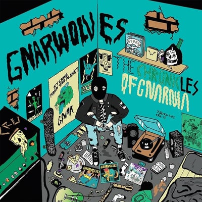 Gnarwolves - The Chronicles Of Gnarnia (Pure Noise Records) • 12" • 1st press • Green / Electric Blue / Purple Smash