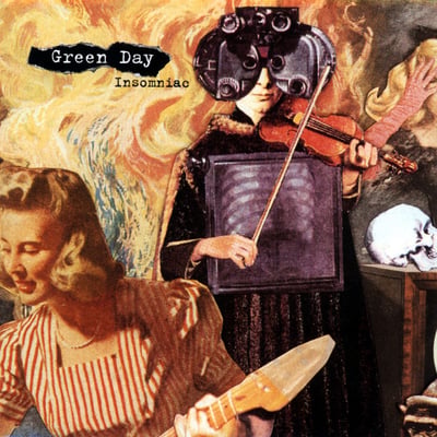 Green Day - Insomniac (Reprise Records) • 2x12" • Black • Anniversary Edition, Reissue • 25th Anniversary Deluxe Edition (2020)