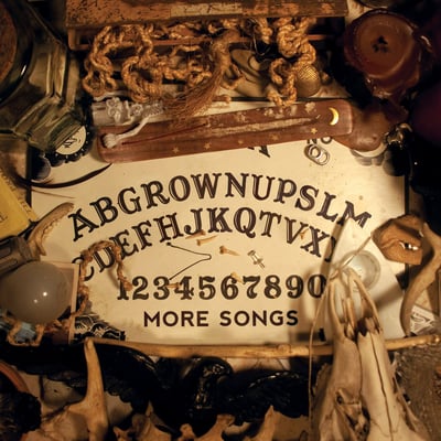 Grown Ups - More Songs (Big Scary Monsters) • 12" • 1st press • Brown w/ White Swirl • Exclusive to Big Scary Monsters