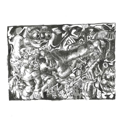 Gumm - Slogan Machine (Convulse Records) • 12" • 1st press • White & Purple Swirl