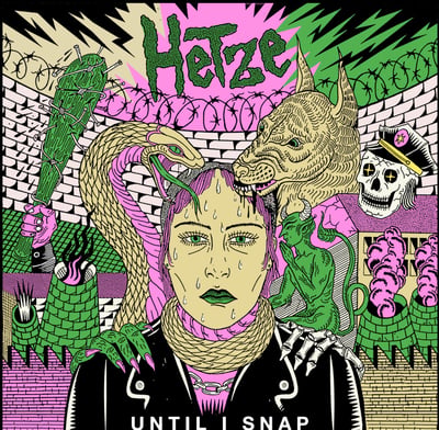 Hetze - UNTIL I SNAP (Loner Cult Records) • 12" • 1st press • Chernobyl Green Marble