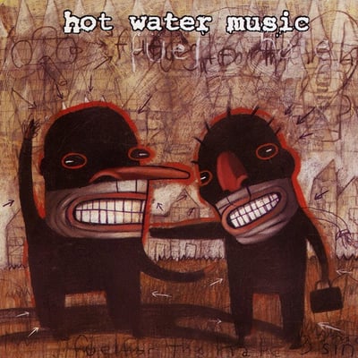 Hot Water Music - Fuel For The Hate Game (No Idea Records) • 12" • 21st press • Brown w/ White Splatter • 2015 Repress - first released 1997