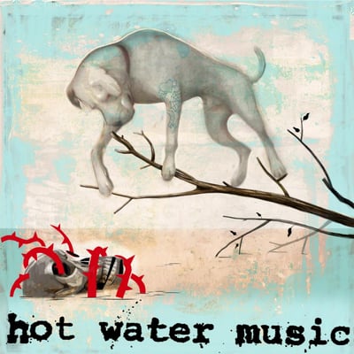 Hot Water Music - The Fire, The Steel, The Tread (Hot Water Music) • 7" • 1st press • Chocolate Brown