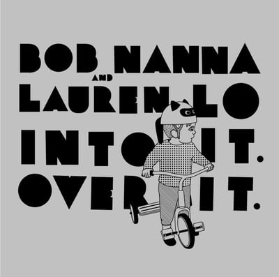Into It. Over It. / Bob Nanna and Lauren Lo - Bob Nanna and Lauren Lo / Into It. Over It. (Evil Weevil Records) • 7" • 1st press • White