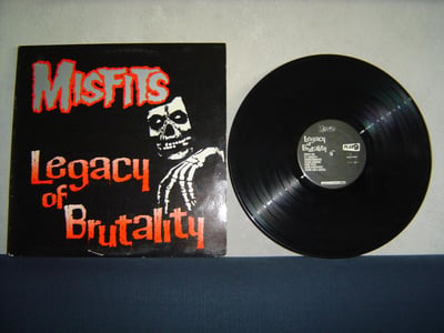 MISFITS: Legacy Of Brutality (Thin, translucent vinyl with M2 extra etchings. No barcode)