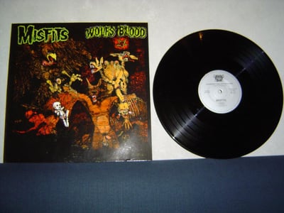 MISFITS: Wolfsblood/ Earth A.D (German 2nd press. Osterstrasse address with silver labels)