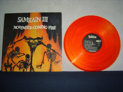SAMHAIN: November-Coming-Fire (orange vinyl with lyric insert)