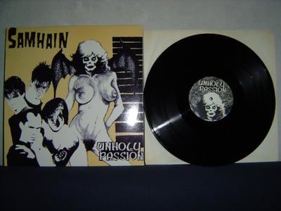 SAMHAIN: Unholy Passion (1st press with tan jacket)