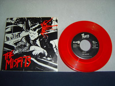 MISFITS: Bullet (2nd press on red vinyl)