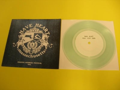 Have Heart - 2003 Demo (Bottled Up) 7" Coke Bottle Clear /200 ( Posi Numbers 2005)