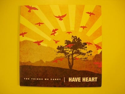 Have Heart - The Things We Carry (Bridge 9) 12" - Blue/Yellow swirl / 260