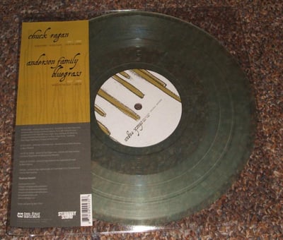 Chuck Ragan, Anderson Family Bluegrass - Split [clear green w/ silver haze] - Stowaway Sound - SAS001 - /150