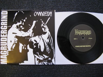 Magrudergrind - Owned!! (Punks Before Profit) Black Vinyl OOP