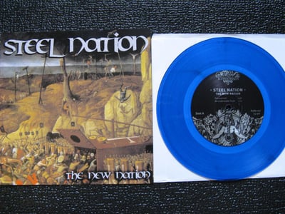 Steel Nation - The New Nation (A389) Blue Vinyl OOP