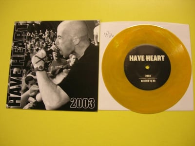 Have Heart - 2003 Demo (Bottled Up) 7" 5th press - Dark Yellow #13/16