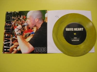 Have Heart - 2003 Demo (Bottled Up) 7" 5th press - Olive #5/8