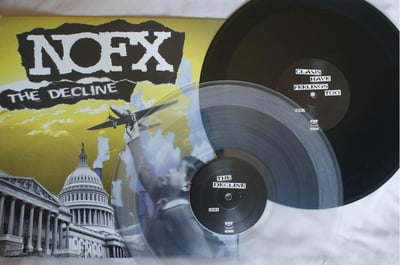 NOFX - The Decline - Clear and black - paid clear $400, black $5
