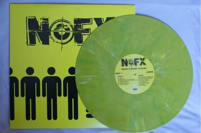 NOFX - Wolves In Wolves Clothing - Greeny Yellow marble - paid ~$12