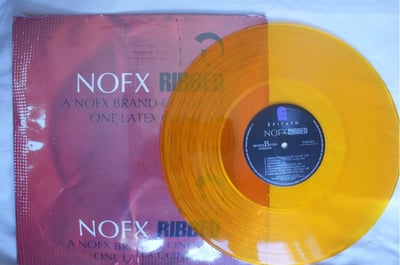 NOFX - Ribbed - Clear Orange repress - paid $12