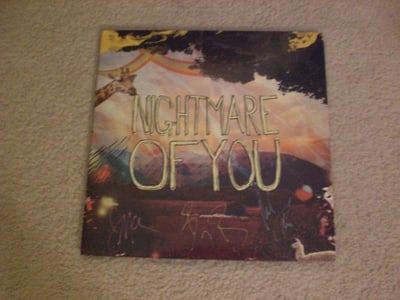 Nightmare Of You - Discography: S/T 12" and Bang Bang EP 10" (Rainbow Splatter White Vinyl) - Signed