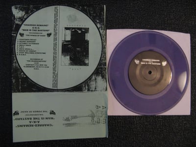 Split - Man Is The Bastard / Aunt Mary (Deep Six) Green Cover Purple Vinyl