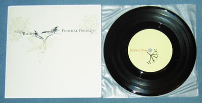 Raein / Funeral diner - Split 7" | Redcarsgofaster, red car-03 | black /570(1030)