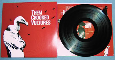 Them Crooked Vultures - Self-titled 2x12" | DGC | black, 2xLP