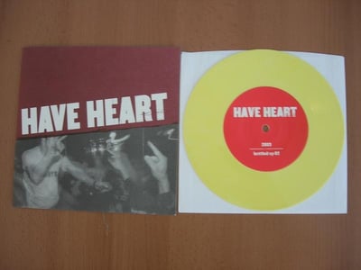 Have Heart - 2003 Demo (Bottled Up) 7" 2nd press - Yellow Marble/ 125