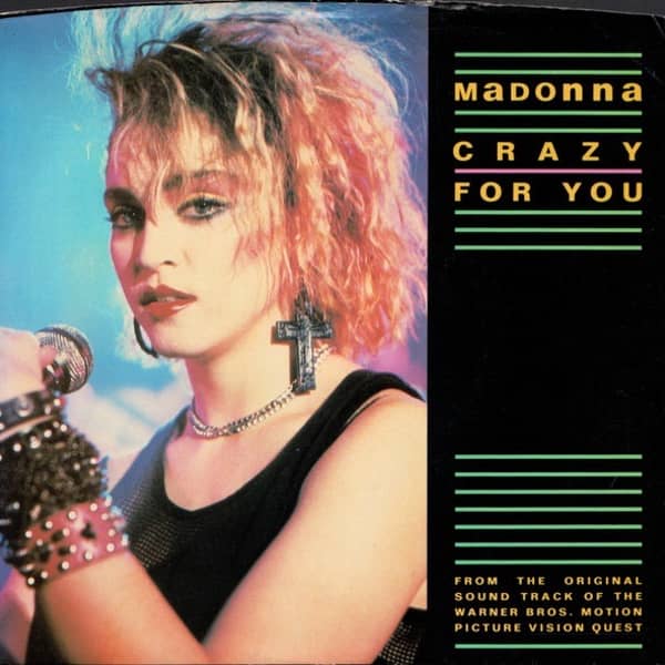 Madonna - Crazy For You (Geffen Records, 9 29051-7) • 7" • Specialty Pressing